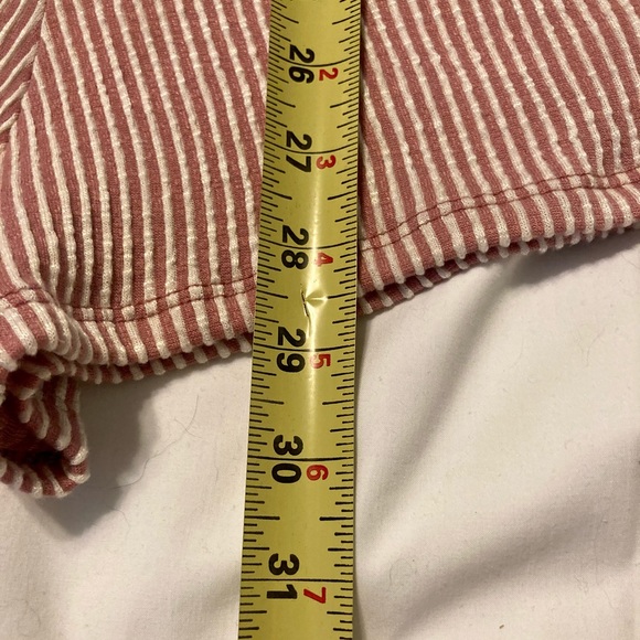 Comfy striped mauve romper S - Picture 6 of 10